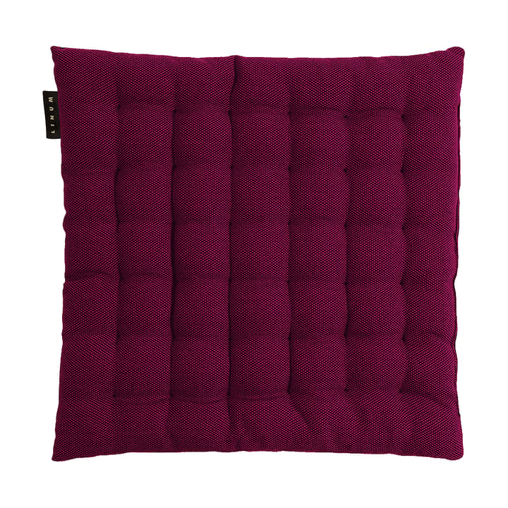 Cuscino per sedia Pepper 40x40 cm - Rosso Borgogna  - Linum