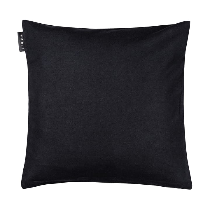 Fodera per cuscino Annabell 40x40 cm - Nero - Linum