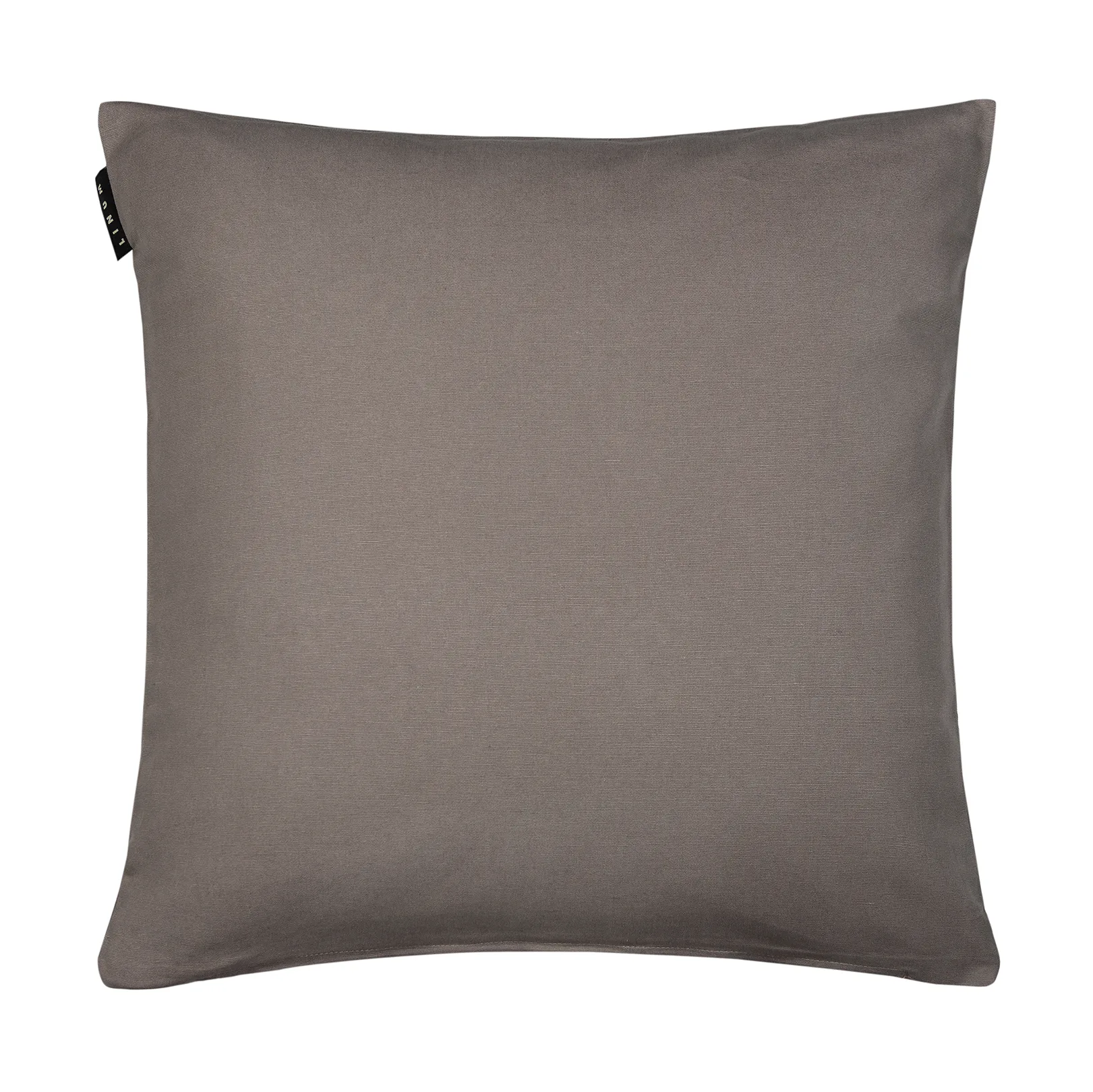Fodera per cuscino Annabell 40x40 cm, Talpa marrone Linum