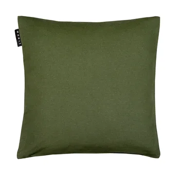 Fodera per cuscino Annabell 40x40 cm - Verde oliva scuro - Linum