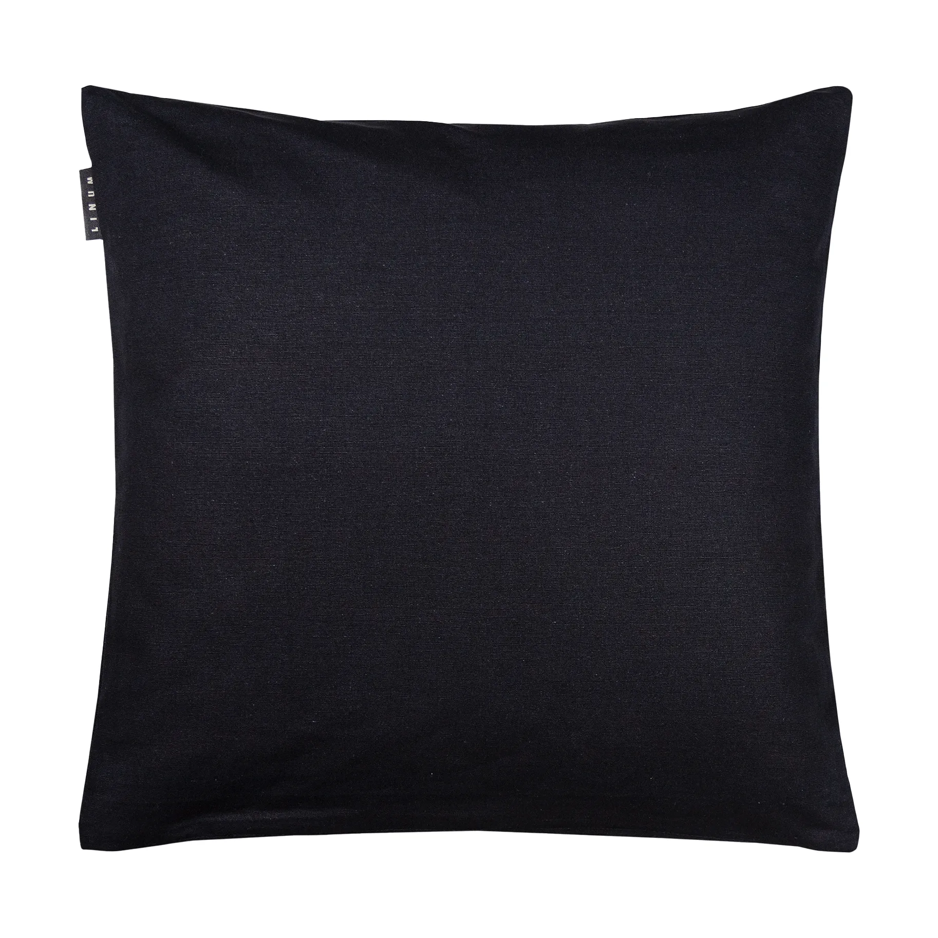 Fodera per cuscino Annabell 50x50 cm, Nero Linum