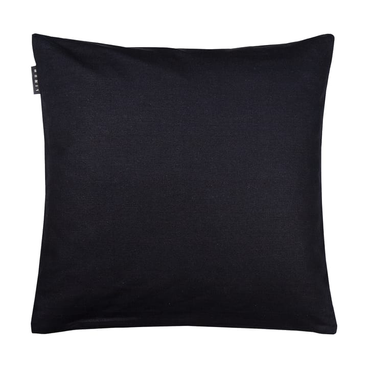 Fodera per cuscino Annabell 50x50 cm - Nero - Linum