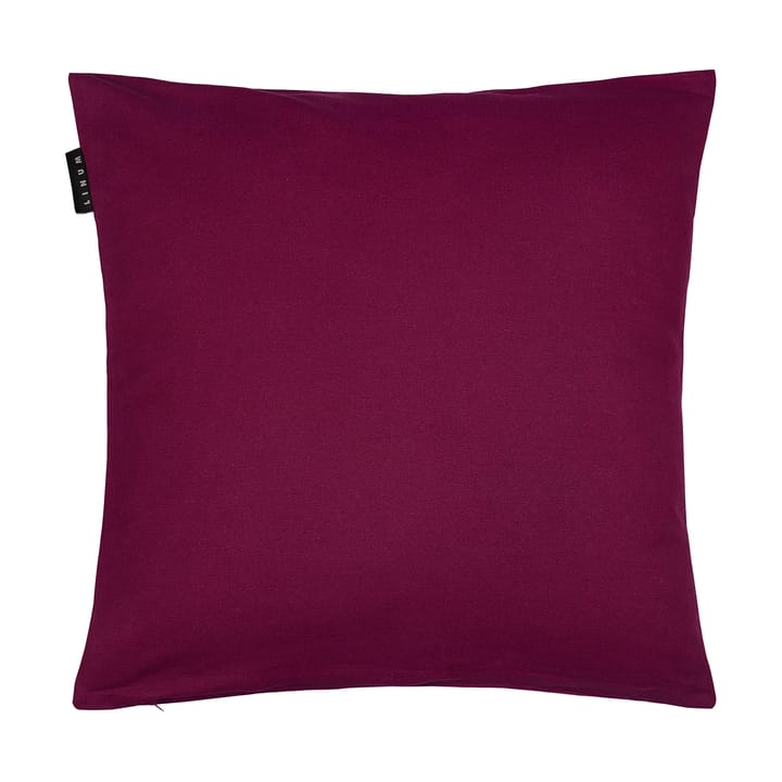 Fodera per cuscino Annabell 50x50 cm - Rosso Borgogna  - Linum