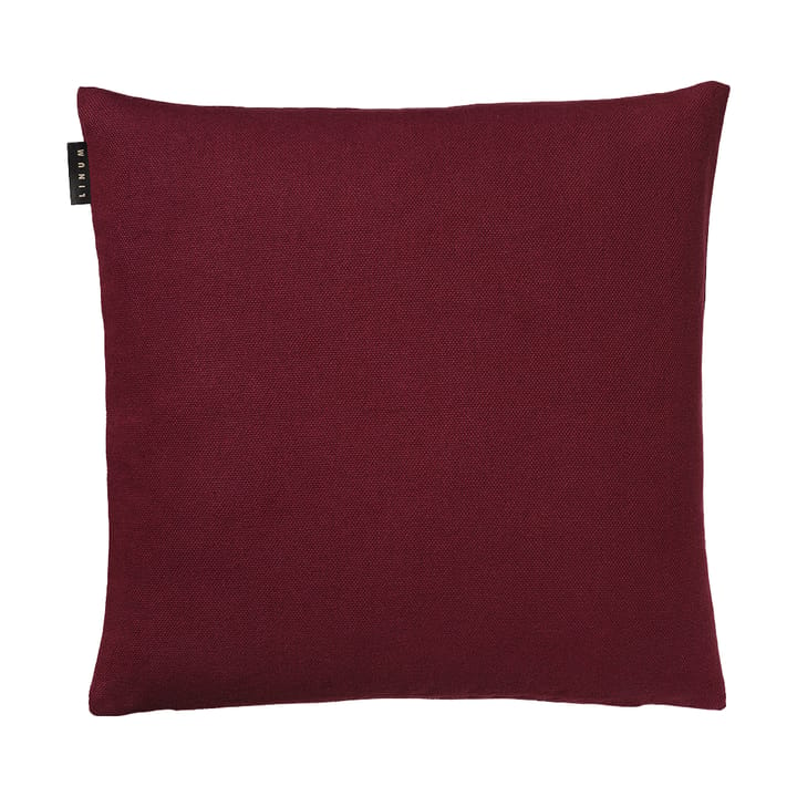 Fodera per cuscino Pepper 50x50 cm - Rosso Borgogna  - Linum