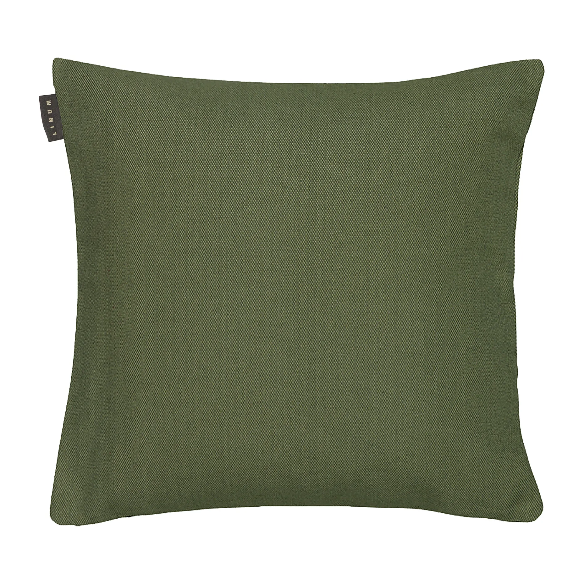 Fodera per cuscino Pepper 50x50 cm, Verde oliva scuro Linum