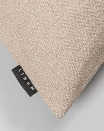 Fodera per cuscino Shepard 50x50 cm - Bianco grigio pallido - Linum
