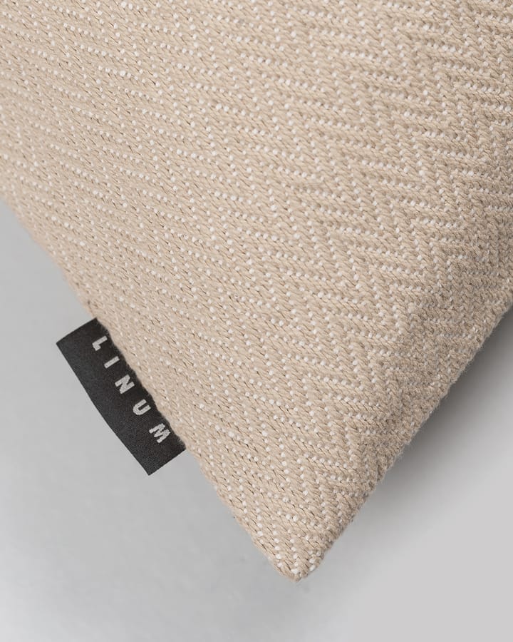 Fodera per cuscino Shepard 50x50 cm - Bianco grigio pallido - Linum