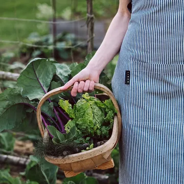 Grembiule Emma - Indigo blu - Linum