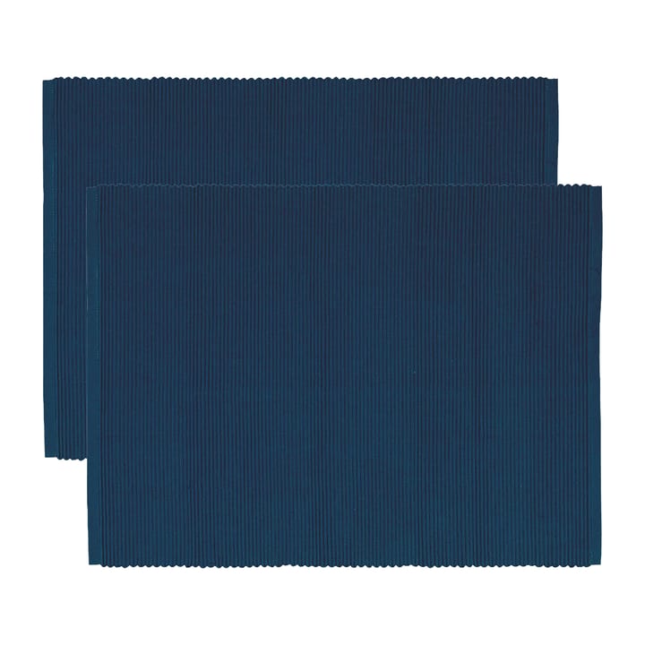 Tovaglietta Uni, 35x46 cm, confezione da 2 - Blu indaco - Linum