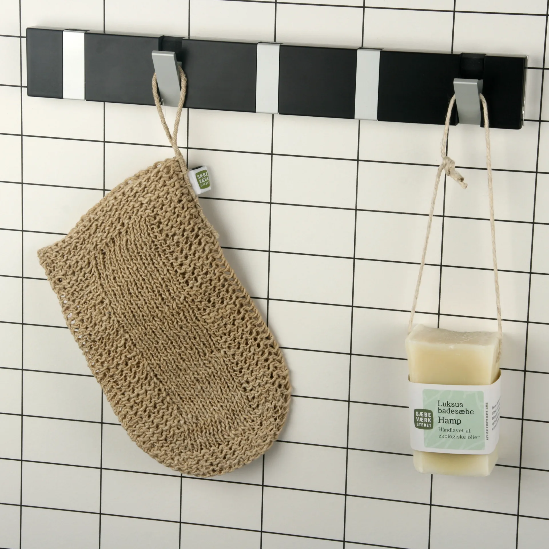 Appendiabiti composito Loca Knax 33 cm, nero LoCa