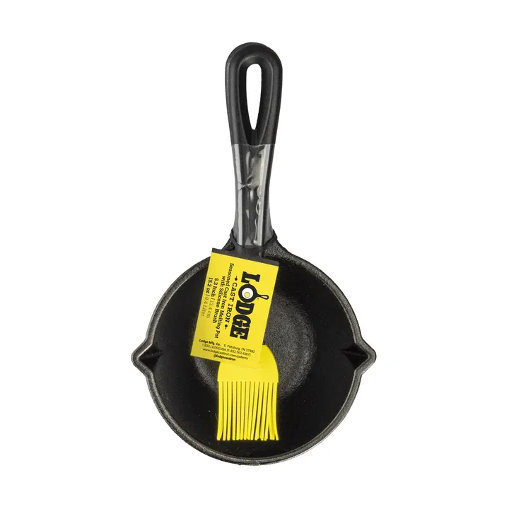 Casseruola per salse con pennello in silicone - Ghisa, 23 cm - Lodge