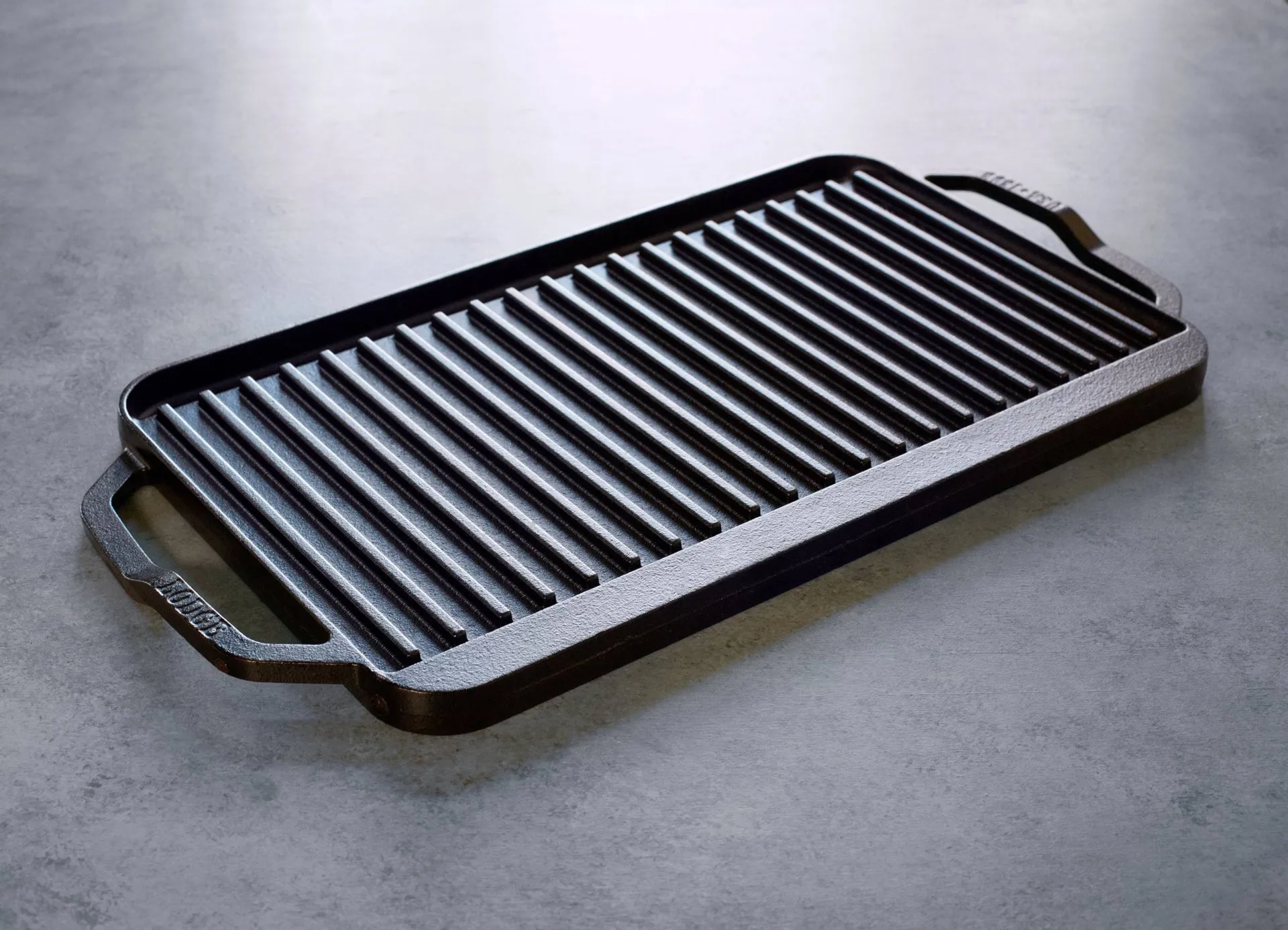 Chef collection piastra reversibile per bistecca e griglia, 50x25 cm Lodge