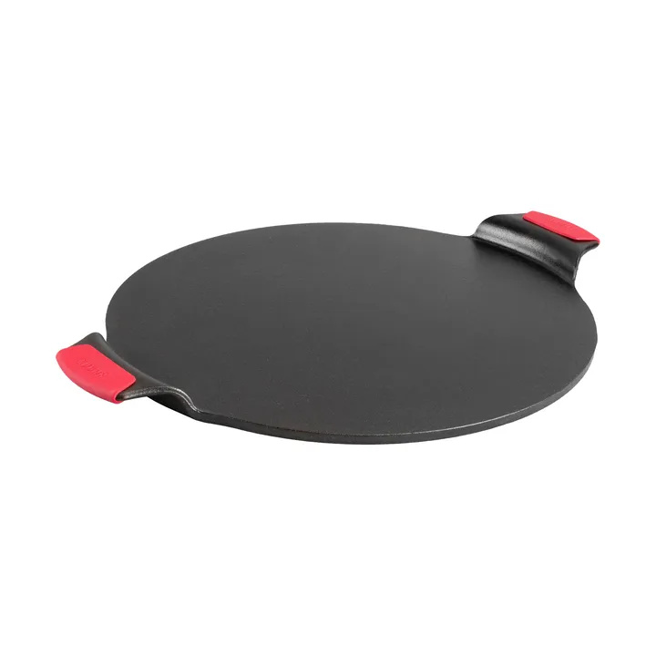 Pietra per pizza con manici in silicone - Ø38 cm - Lodge