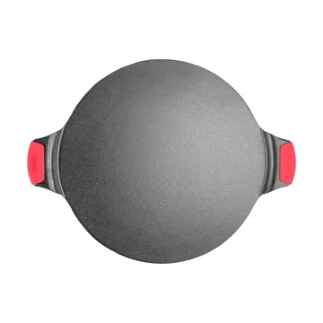 Pietra per pizza con manici in silicone - Ø38 cm - Lodge