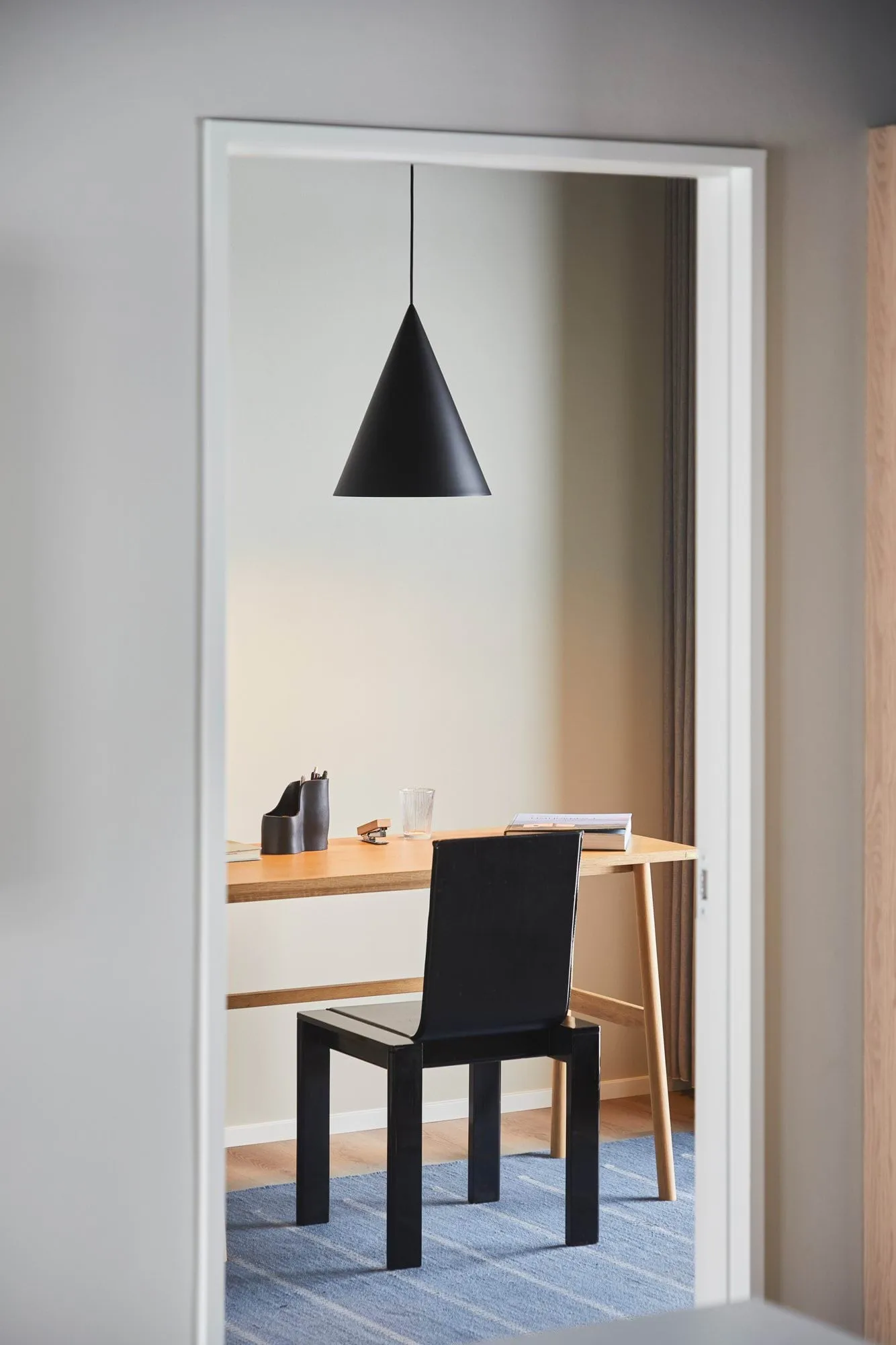 Hanzu lampada a sospensione, Nero, Ø35 cm Loom Design