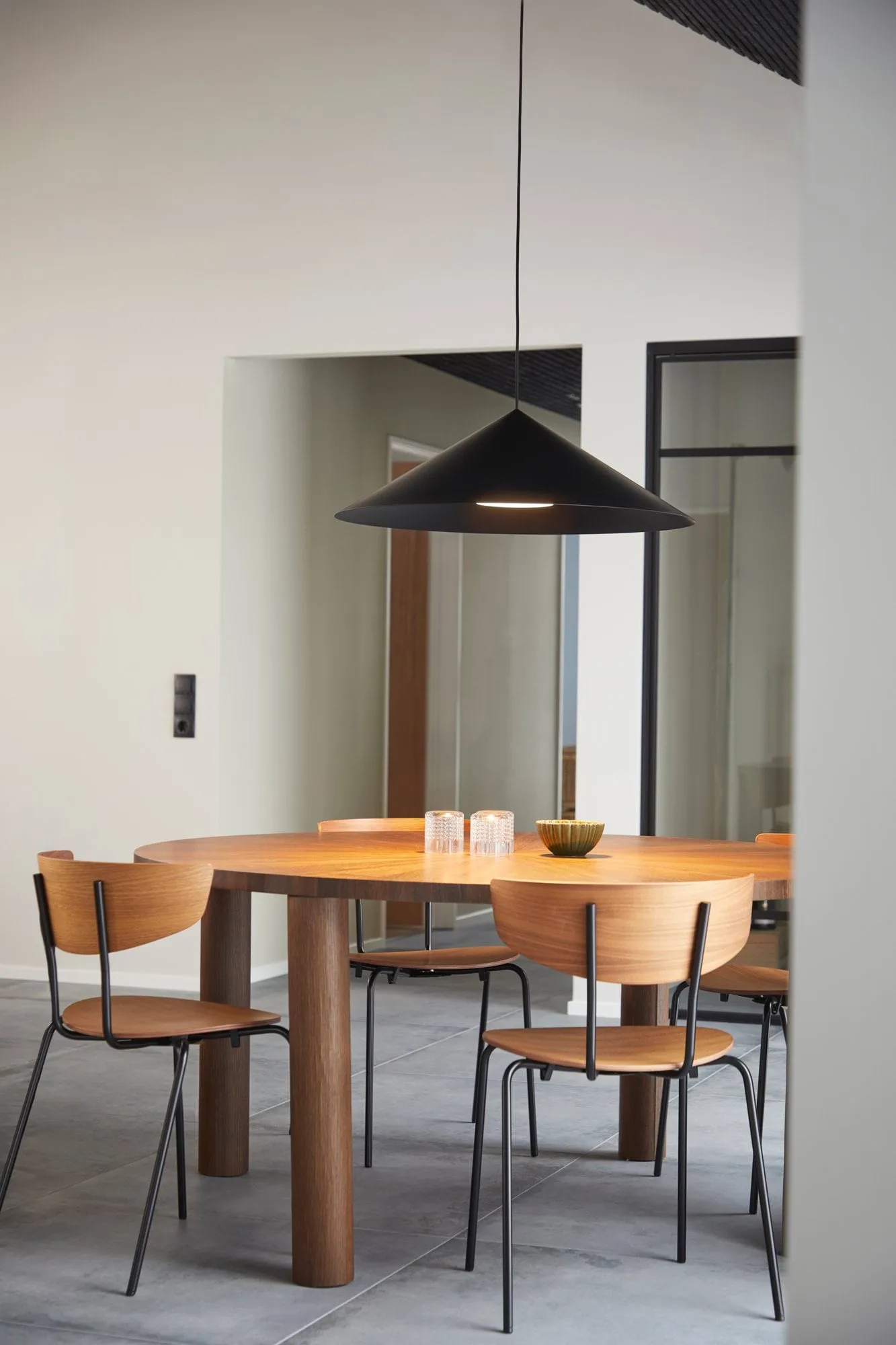 Hanzu lampada a sospensione, Nero, Ø75 cm Loom Design