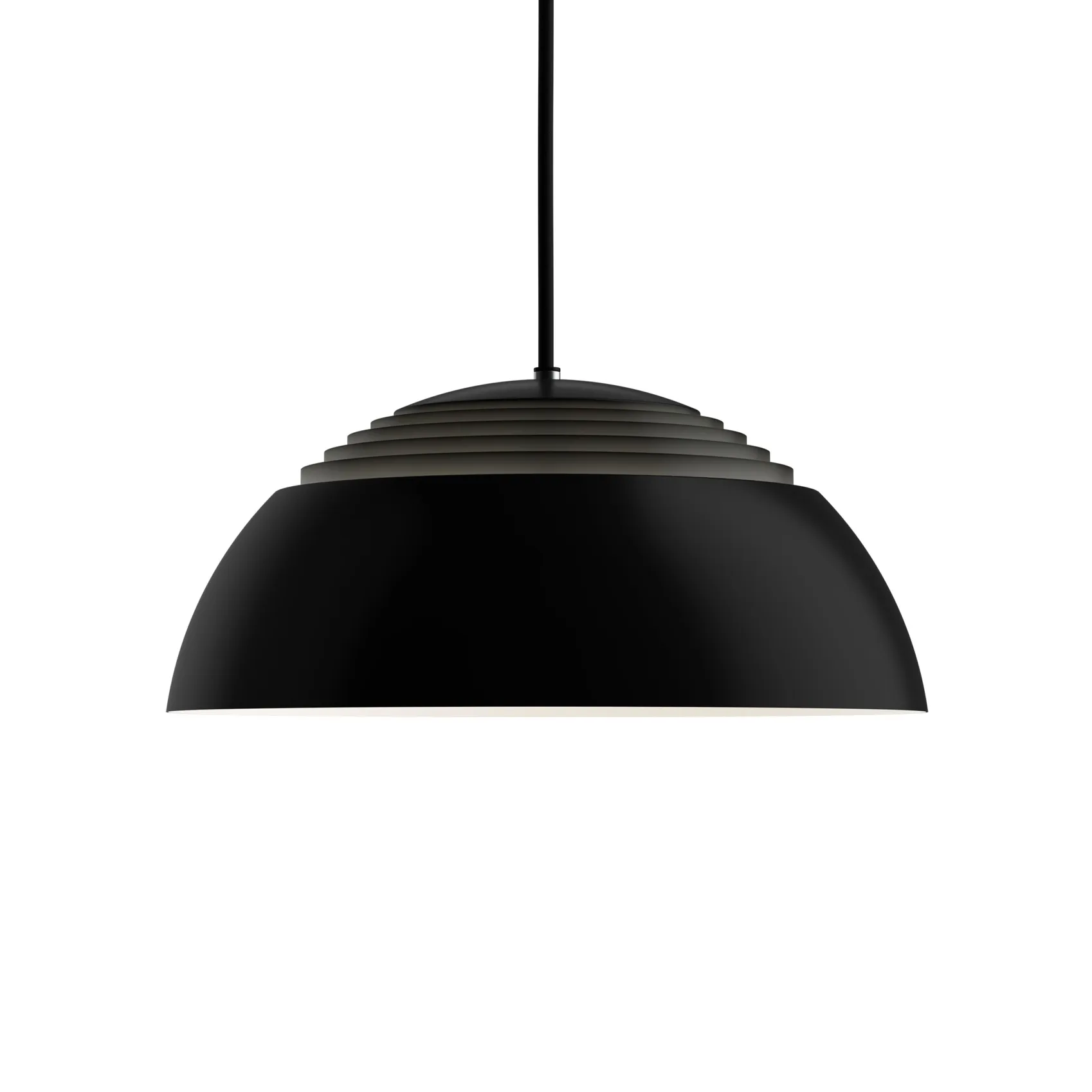 Lampada a sospensione AJ Royal Ø 37 cm, Nero Louis Poulsen