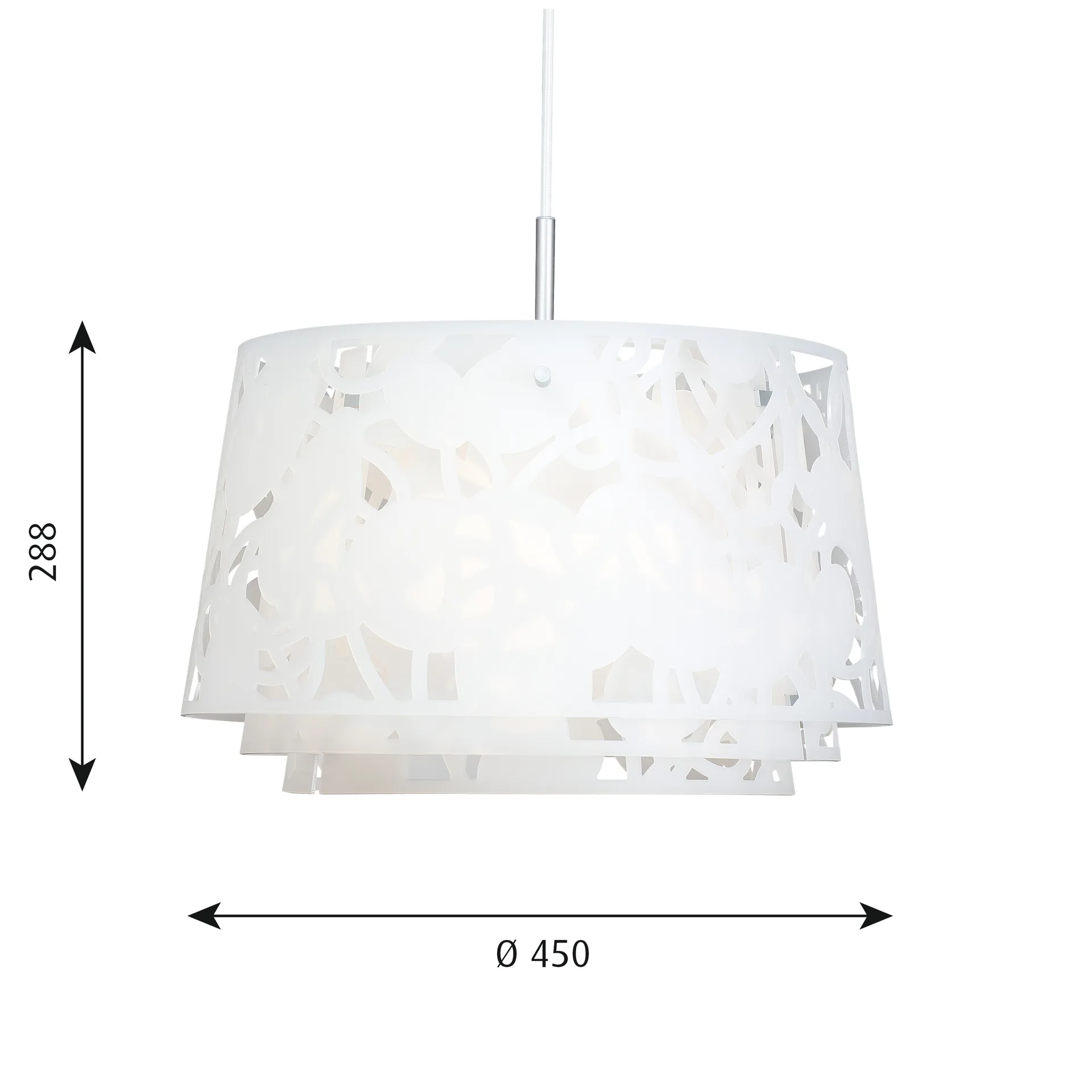 Lampada a sospensione Collage Ø45 cm, Bianco Louis Poulsen