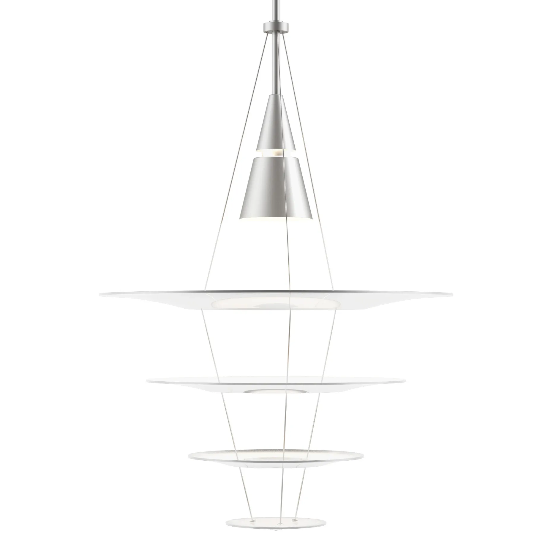 Lampada a sospensione Enigma 425, Bianco Louis Poulsen