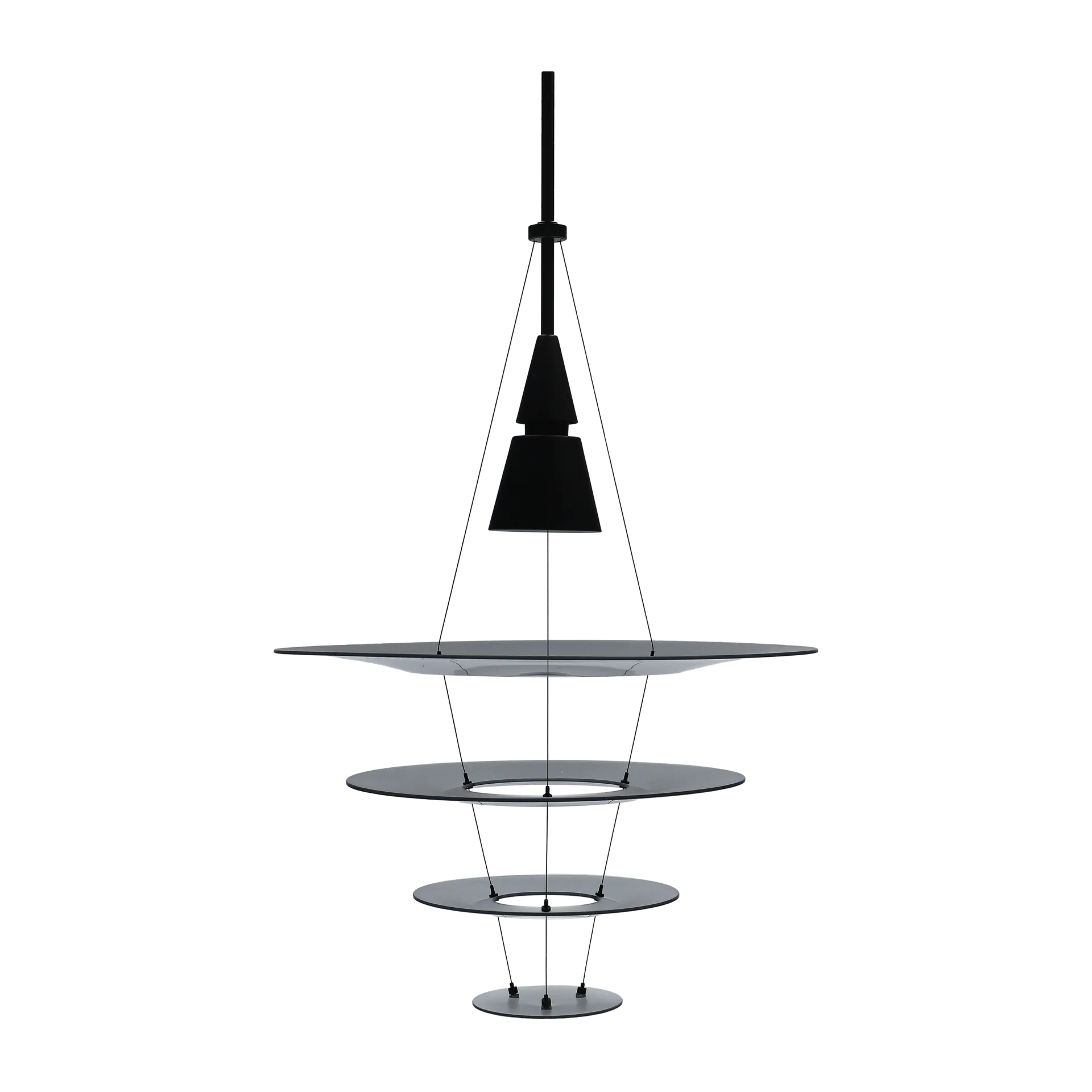 Lampada a sospensione Enigma 425, Nero Louis Poulsen