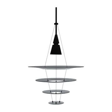 Lampada a sospensione Enigma 425 - Nero - Louis Poulsen