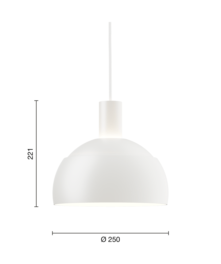 Lampada a sospensione FJ Elements Ø25 cm, White Louis Poulsen