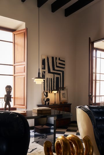 Lampada a sospensione PH 3/3 Luna - Aged brass-vetro opale - Louis Poulsen