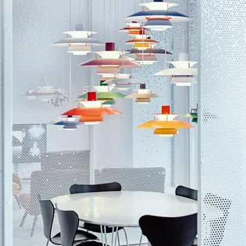 Lampada a sospensione PH 5  - Ø300, Arancione - Louis Poulsen