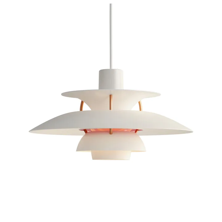 Lampada a sospensione PH 5  - Ø300, Bianco moderno - Louis Poulsen