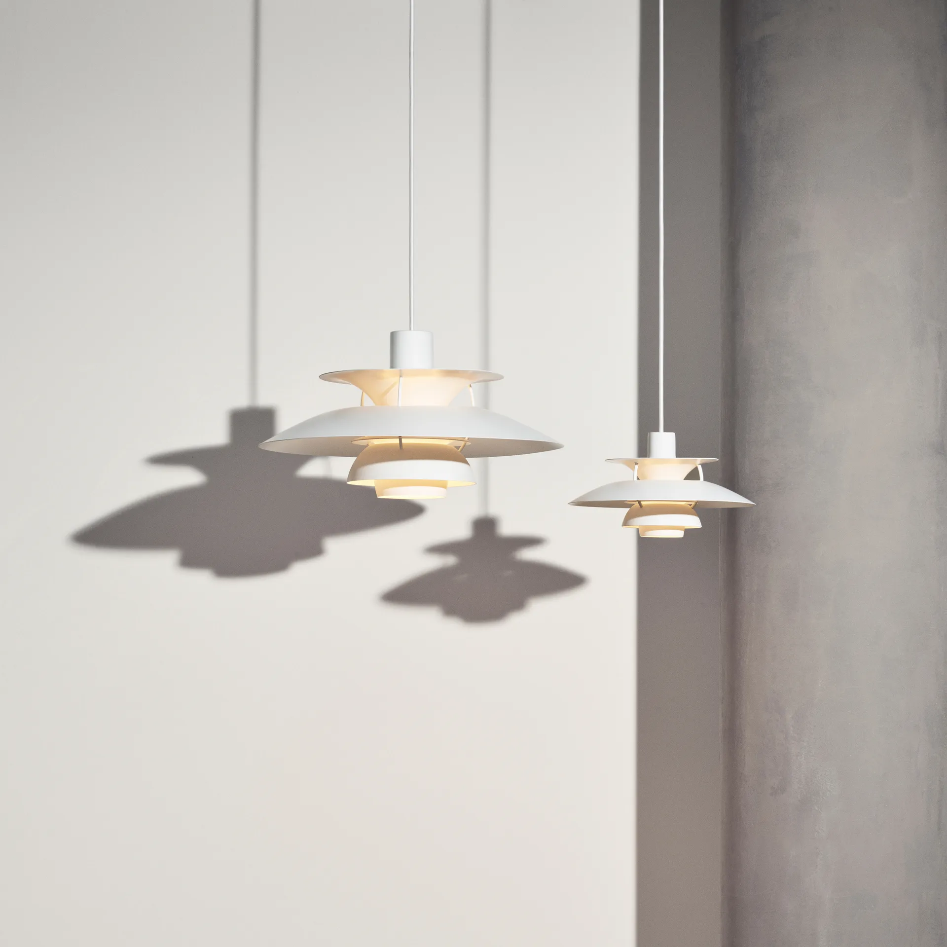 Lampada a sospensione PH 5 , Ø300, Bianco Louis Poulsen