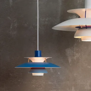 Lampada a sospensione PH 5  - Ø300, Blu - Louis Poulsen