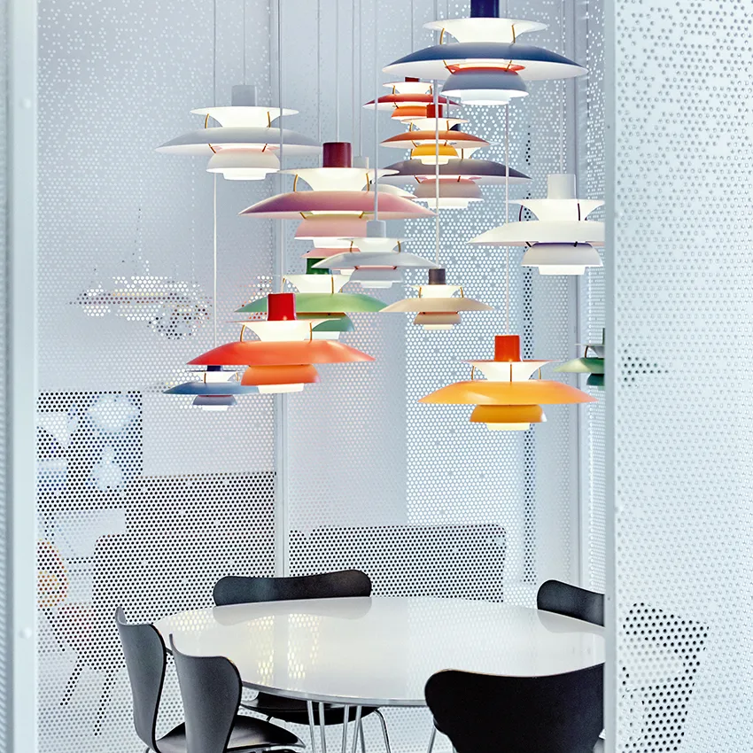 Lampada a sospensione PH 5 , Ø300, Grigio Louis Poulsen