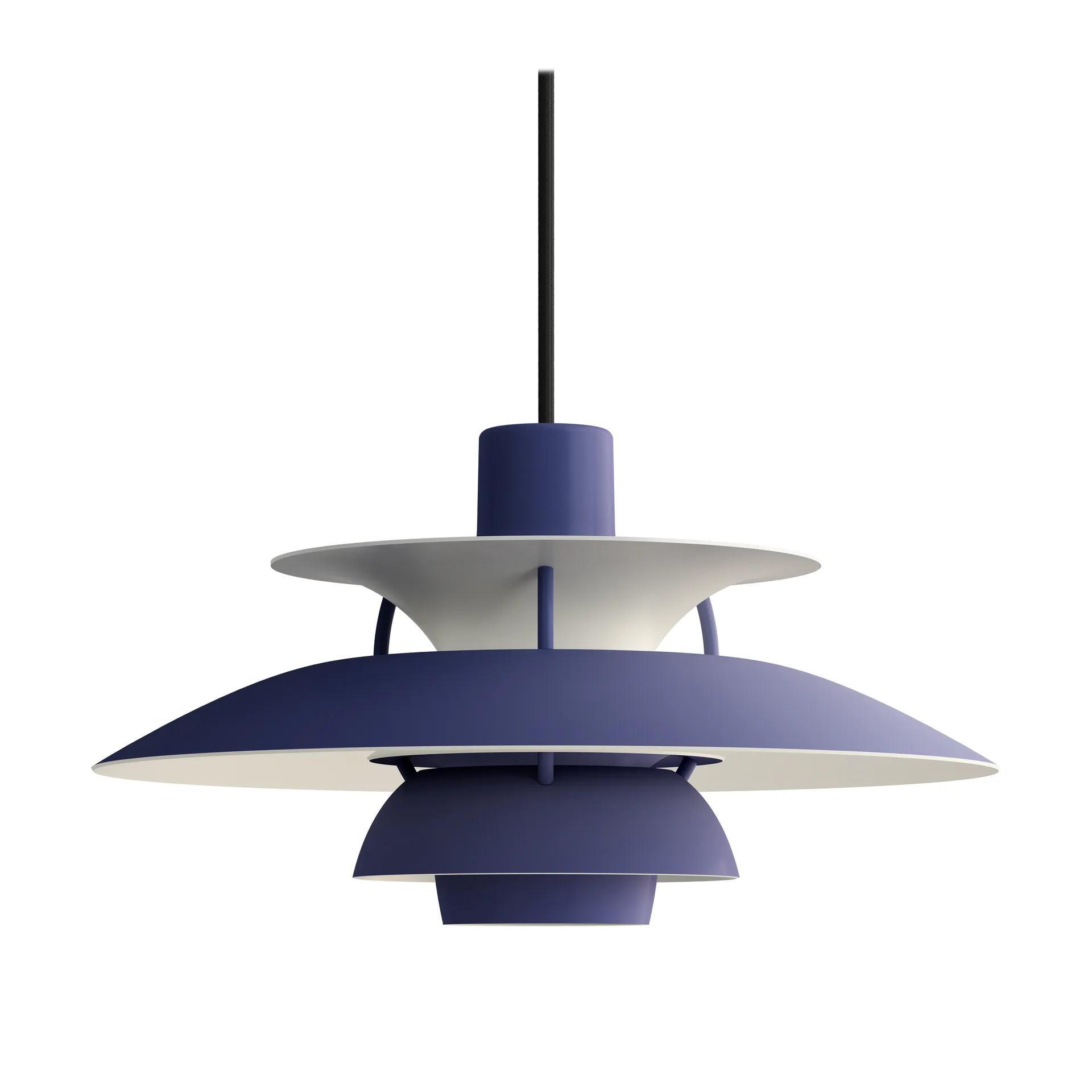 Lampada a sospensione PH 5 , Ø300, Monochrom dusty indigo Louis Poulsen