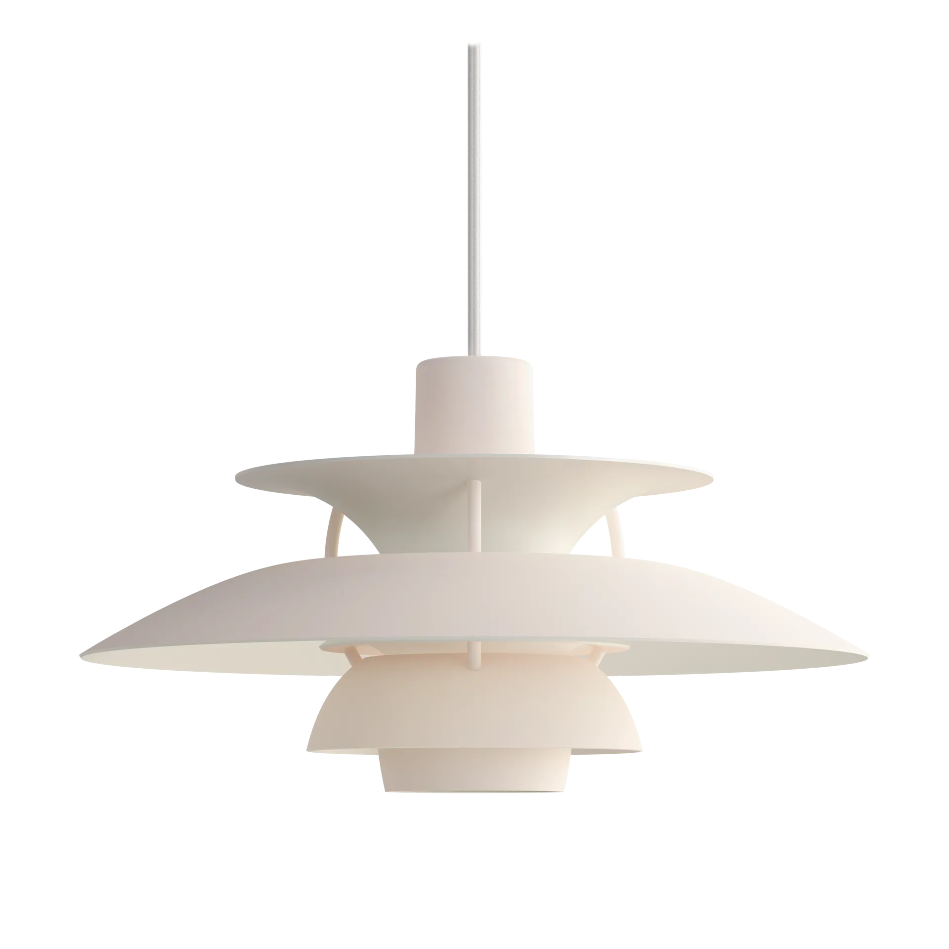 Lampada a sospensione PH 5 , Ø300, Monochrom pale blush Louis Poulsen