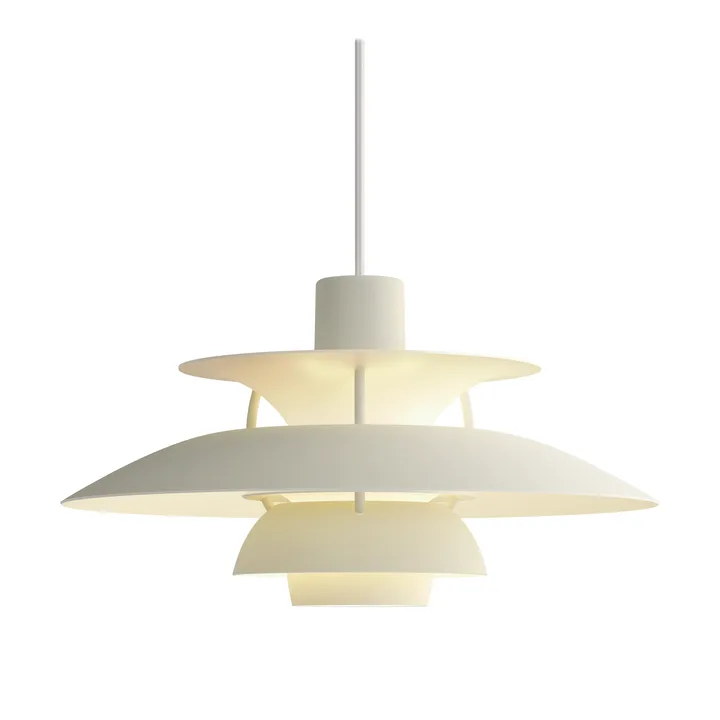 Lampada a sospensione PH 5  - Ø300, Monochrom pale pewter - Louis Poulsen