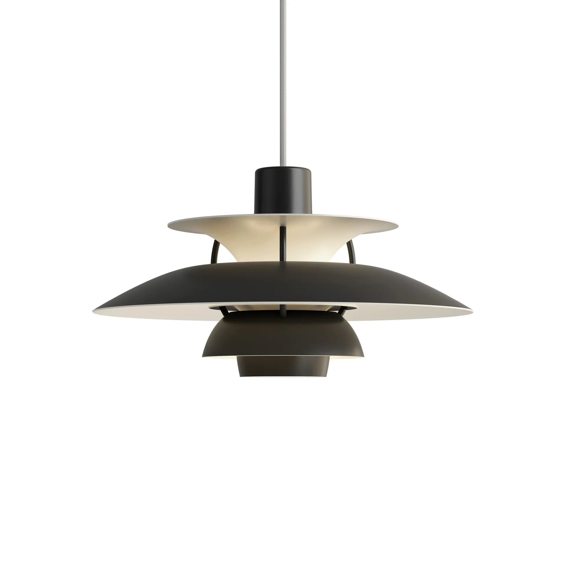 Lampada a sospensione PH 5 , Ø300, Nero Louis Poulsen