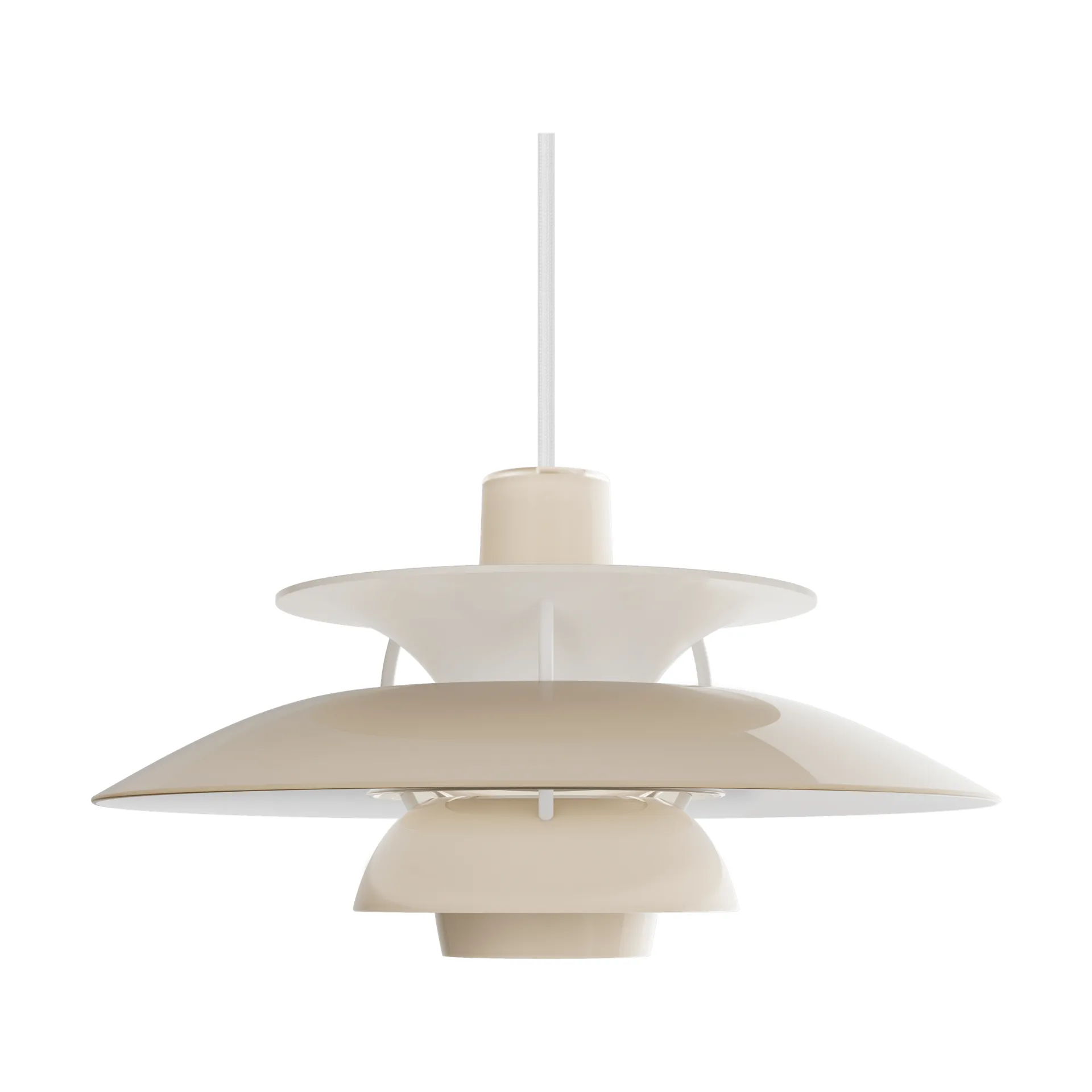 Lampada a sospensione PH 5 , Ø320, Opal beige Louis Poulsen
