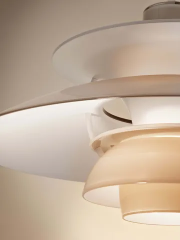 Lampada a sospensione PH 5  - Ø320, Opal beige - Louis Poulsen