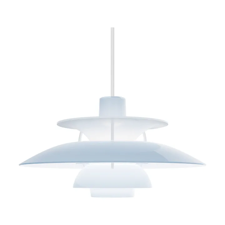 Lampada a sospensione PH 5  - Ø320, Opal pale blue - Louis Poulsen