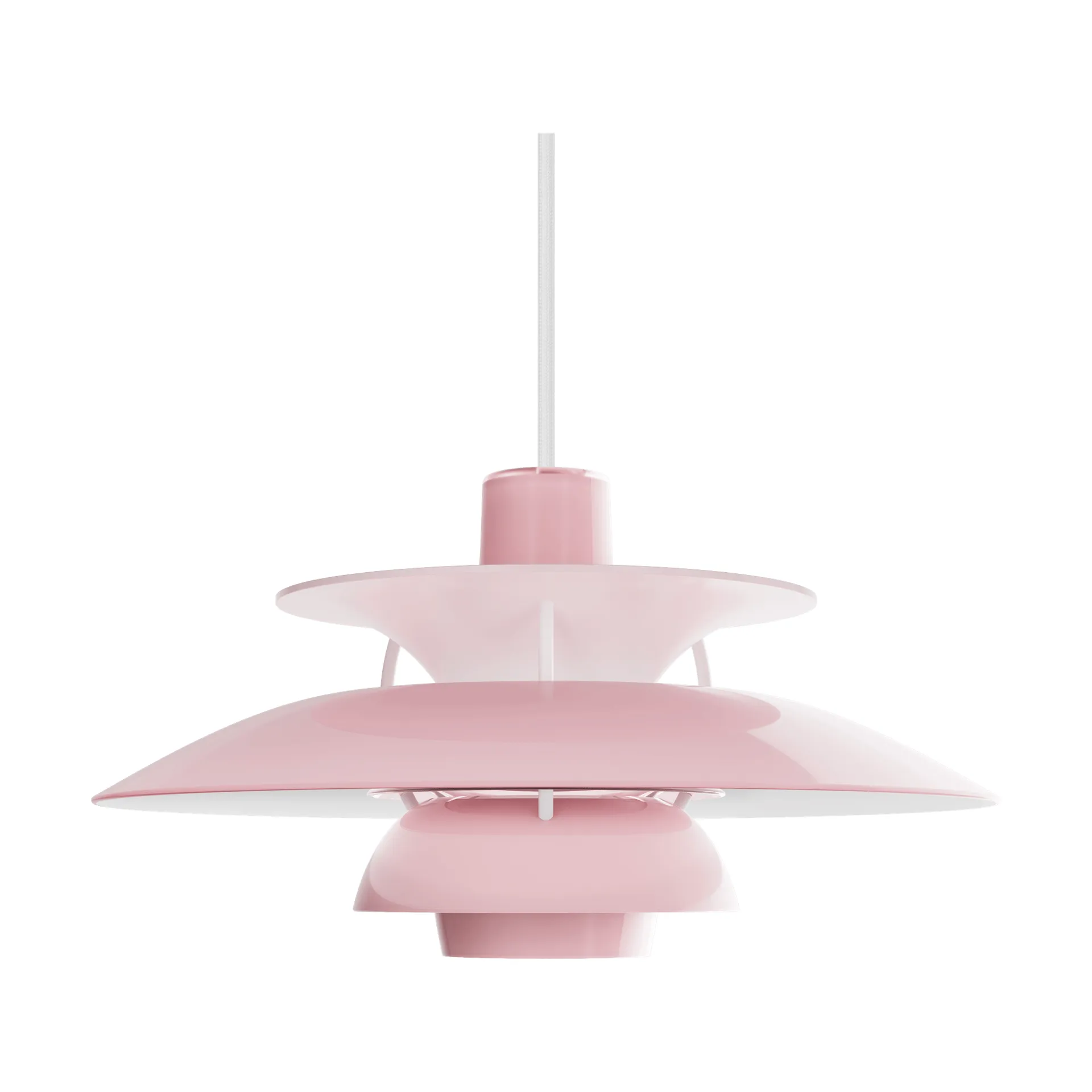 Lampada a sospensione PH 5 , Ø320, Opal pale rose Louis Poulsen