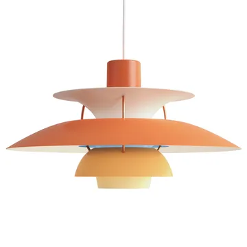 Lampada a sospensione PH 5  - Ø500, Arancione - Louis Poulsen