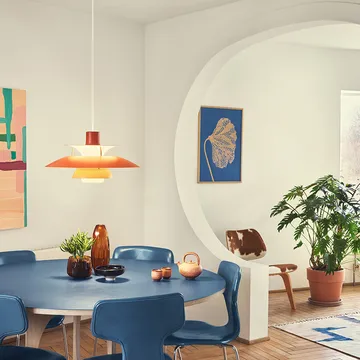 Lampada a sospensione PH 5  - Ø500, Arancione - Louis Poulsen