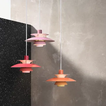 Lampada a sospensione PH 5  - Ø500, Arancione - Louis Poulsen