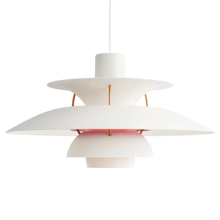 Lampada a sospensione PH 5  - Ø500, Bianco - Louis Poulsen