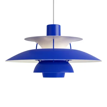 Lampada a sospensione PH 5  - Ø500, Blu - Louis Poulsen