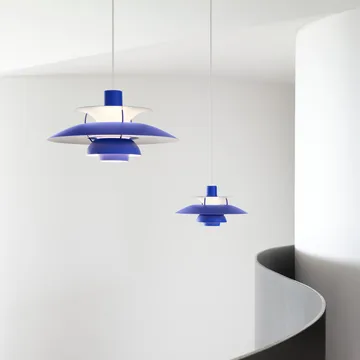 Lampada a sospensione PH 5  - Ø500, Blu - Louis Poulsen