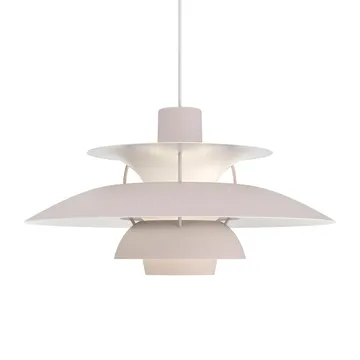 Lampada a sospensione PH 5  - Ø500, Grigio ostrica - Louis Poulsen