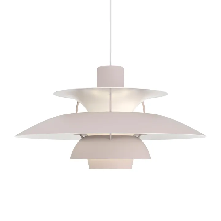 Lampada a sospensione PH 5  - Ø500, Grigio ostrica - Louis Poulsen