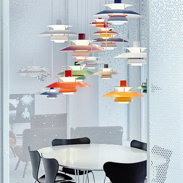 Lampada a sospensione PH 5  - Ø500, Grigio - Louis Poulsen