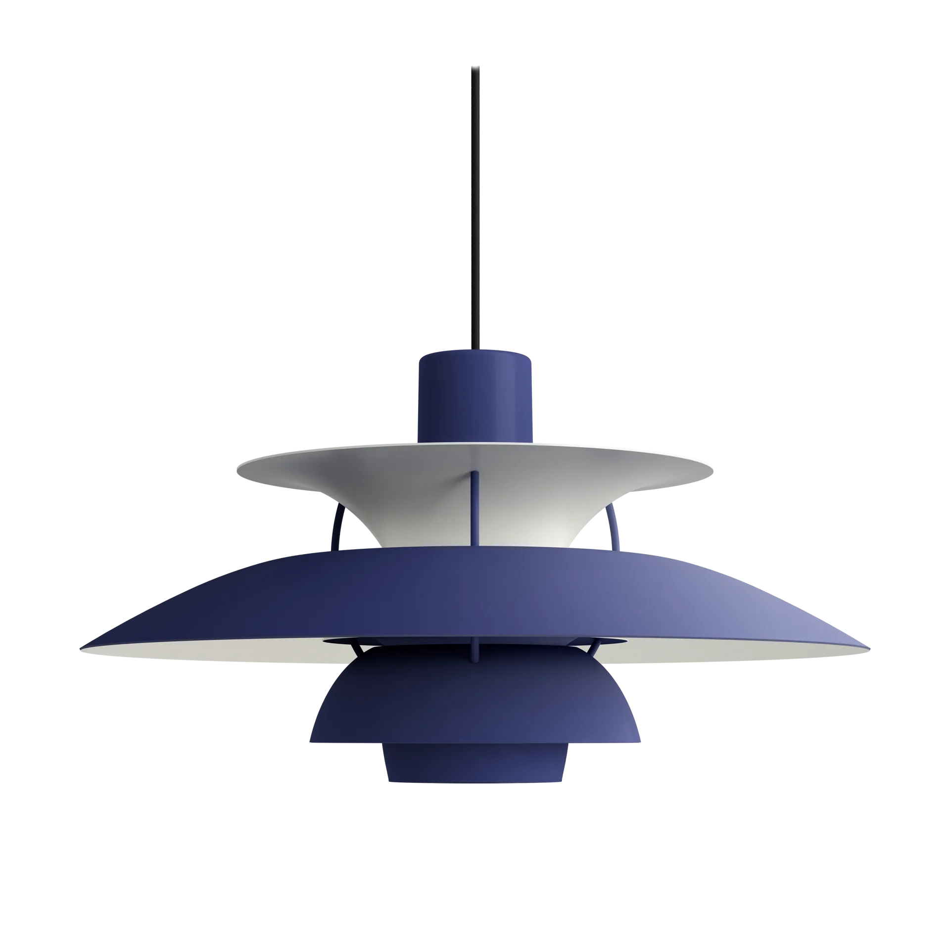 Lampada a sospensione PH 5 , Ø500, Monochrom dusty indigo Louis Poulsen